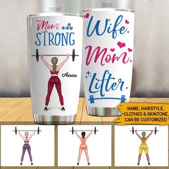 Weight Lifting Personalized Tumbler - Gift for Wife - Thegiftio UK