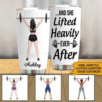 Weightlifting Custom Tumbler - Gift for Gym Lovers - Thegiftio UK