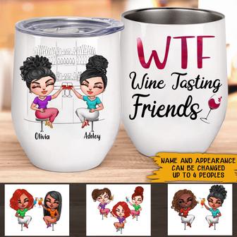 Wine Custom Tumbler - Gift for Wine Tasting Friends - Thegiftio UK
