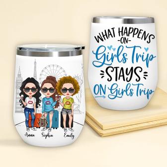 Bestie Wine Tumbler Custom - Gift for Best Friends - Thegiftio UK