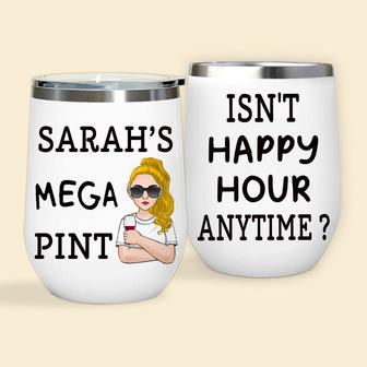 Alcoholic 2 Custom Wine Tumbler - Gift for Wine Lovers - Thegiftio UK