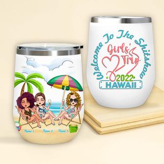 Bestie 2 Custom Wine Tumbler - Gift for Best Friends - Thegiftio UK