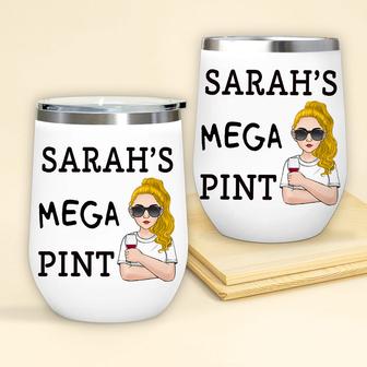 Alcoholic Personalized Wine Tumbler - Gift for Wine Lovers - Thegiftio UK