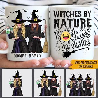 Bitch By Nature Personalized Mug - Gift for Bestie Witch - Thegiftio UK