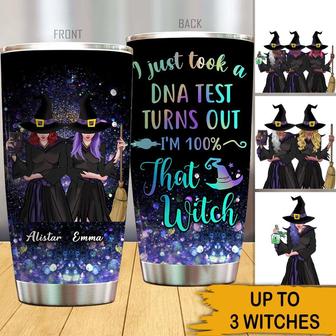 I Just Took A DNA Test Custom Tumbler - Gift for Witches - Thegiftio UK