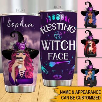 Resting Witch Face Custom Tumbler - Gift for Witches - Thegiftio UK