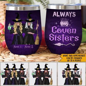 Witch Custom Wine Tumbler - Gift for Coven Sisters - Thegiftio UK
