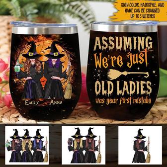Witch Custom Wine Tumbler - Unique Gift for Wine Lovers - Thegiftio UK