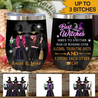 Witch Custom Wine Tumbler - Gift for Best Witches Friends - Thegiftio UK