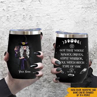 Got That Whole Witch Bitch Type Of Vibe Personalized Tumbler - Thegiftio UK