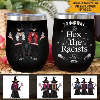 Witch Custom Wine Tumbler - Personalized Gift for Witches - Thegiftio UK