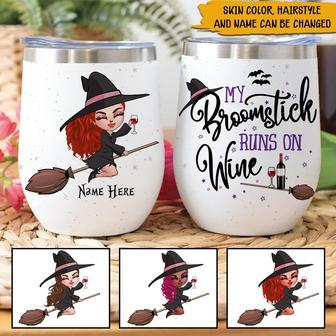 Witch Custom Wine Tumbler - Gift for Wine Enthusiasts - Thegiftio UK