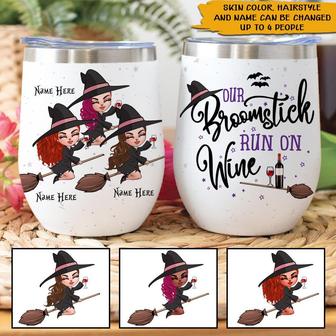 Witch Custom Wine Tumbler - Perfect Gift for Wine Lovers - Thegiftio UK
