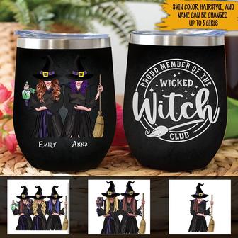 Witch Custom Wine Tumbler - Gift for Proud Witch Lovers - Thegiftio UK