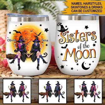 Witch Custom Wine Tumbler - Gift for Witch Best Friends - Thegiftio UK