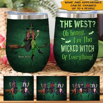 Wicked Witch Of Everything Custom Wine Tumbler - Witch Gift - Thegiftio UK