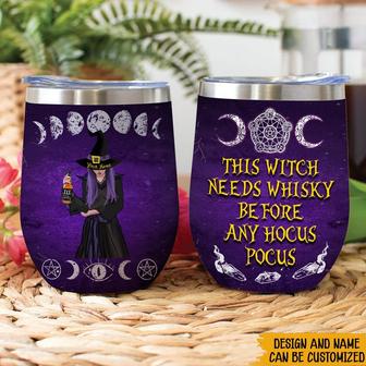 This Witch Needs Custom Wine Tumbler - Gift for Bestie - Thegiftio UK