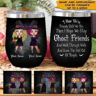 Witch Personalized Wine Tumbler - Gift for Best Friends - Thegiftio UK