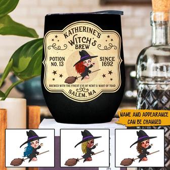 Witch's Brew Personalized Wine Tumbler - Gift for Witches - Thegiftio UK