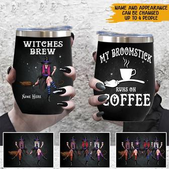 Witch Wine Tumbler Custom - Gift for Witches and Friends - Thegiftio UK