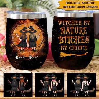 Witch Wine Tumbler Personalized - Gift for Witches - Thegiftio UK