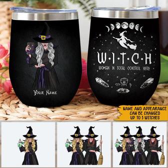 Witch Custom Wine Tumbler - Gift for Wine Lovers Everywhere - Thegiftio UK
