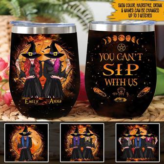 Witch Wine Tumbler Custom Personalized Gift - Witch Gift - Thegiftio UK