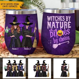Witch By Nature Custom Wine Tumbler - Gift for Best Friend - Thegiftio UK