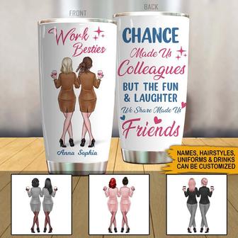 Work Best Friends Personalized Tumbler - Gift for Coworkers - Thegiftio UK