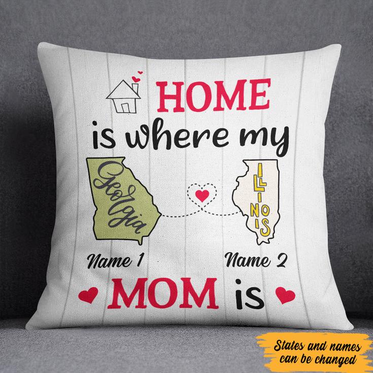 Personalized Home Is Long Distance  Pillow