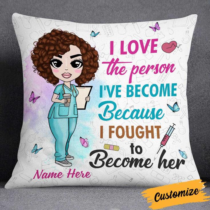 Personalized Nurse Student Gift, Nurse Gifts, Nurse Graduation Gift, Proud Nurse Pillow