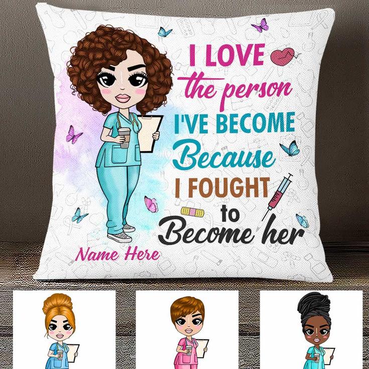 Personalized Nurse Student Gift, Nurse Gifts, Nurse Graduation Gift, Proud Nurse Pillow