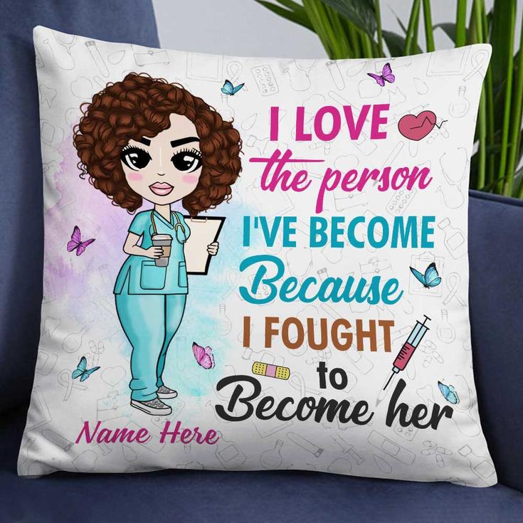 Personalized Nurse Student Gift, Nurse Gifts, Nurse Graduation Gift, Proud Nurse Pillow