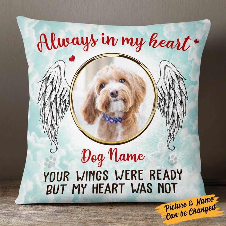 Personalized Dog Memo Photo Pillow