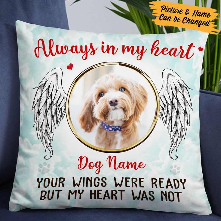 Personalized Dog Memo Photo Pillow