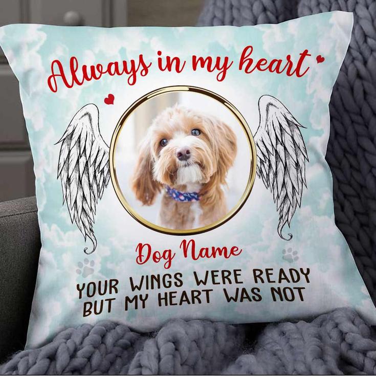 Personalized Dog Memo Photo Pillow