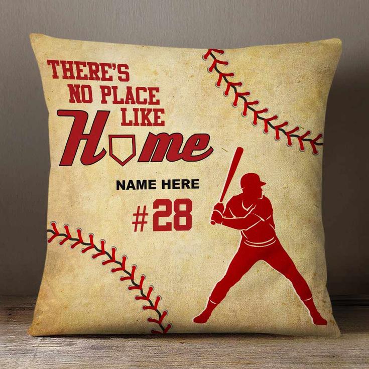 Personalized Gift For Baseball Lover, Baseball Player, Love Baseball Home Pillow