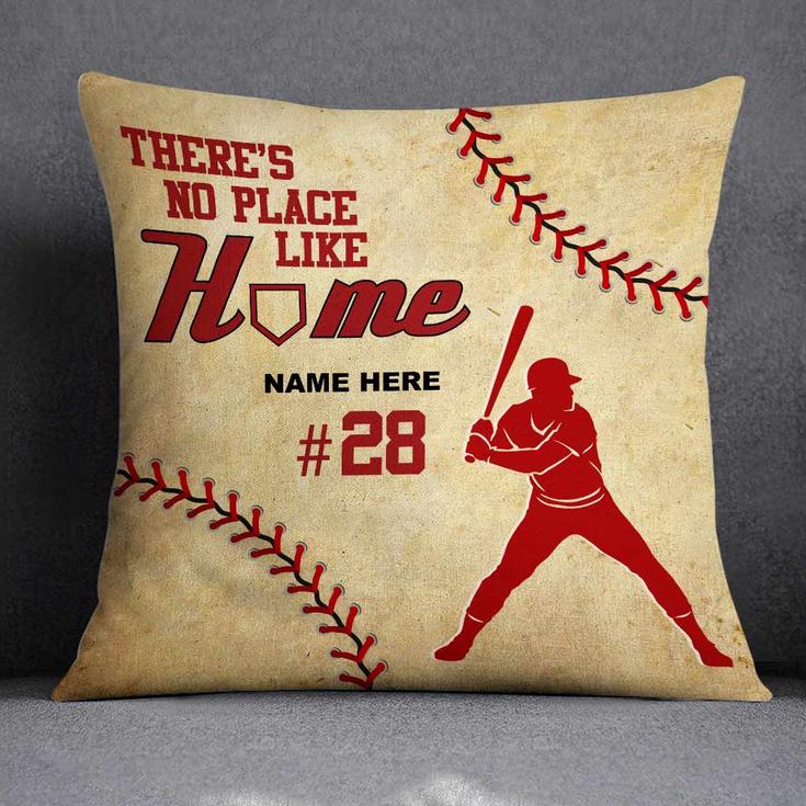 Personalized Gift For Baseball Lover, Baseball Player, Love Baseball Home Pillow