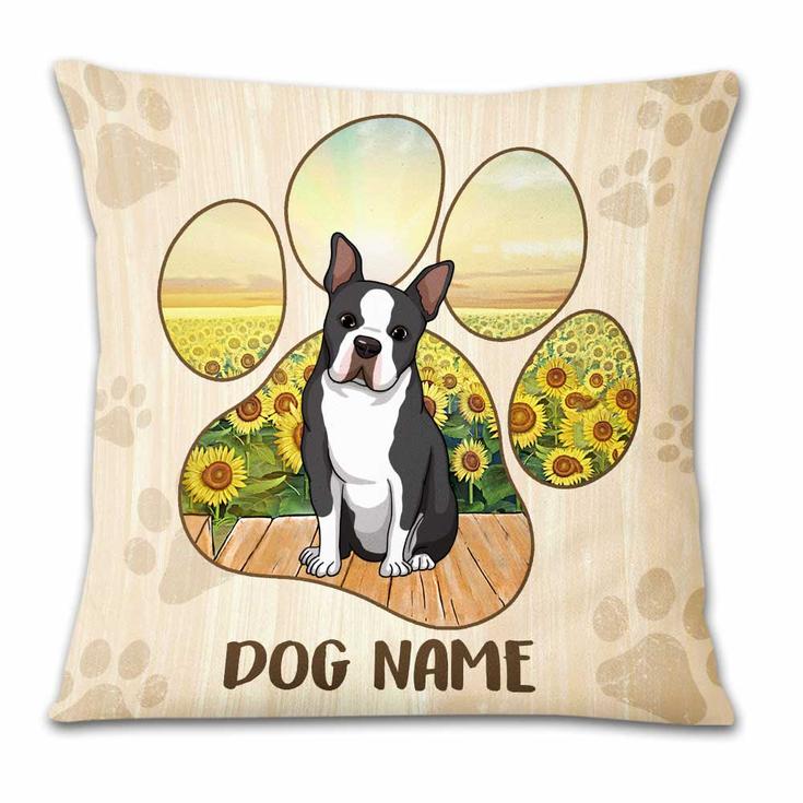 Personalized Gift Idea for Dog Lovers, Dog Mom, Dog Paw Pillow