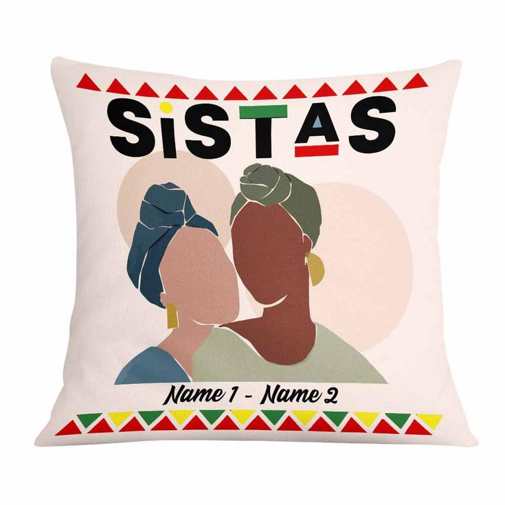 Personalized Best Friends Gifts, Best Friend, To My Bestie Sistas Pillow, Best Friend Birthday Gift, Moving Away Gift