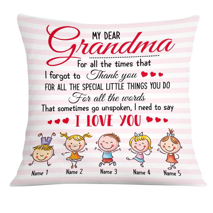 Personalized Mom Grandma Gifts, I Got It All Together I Just Forgot Where I Put It Pillow