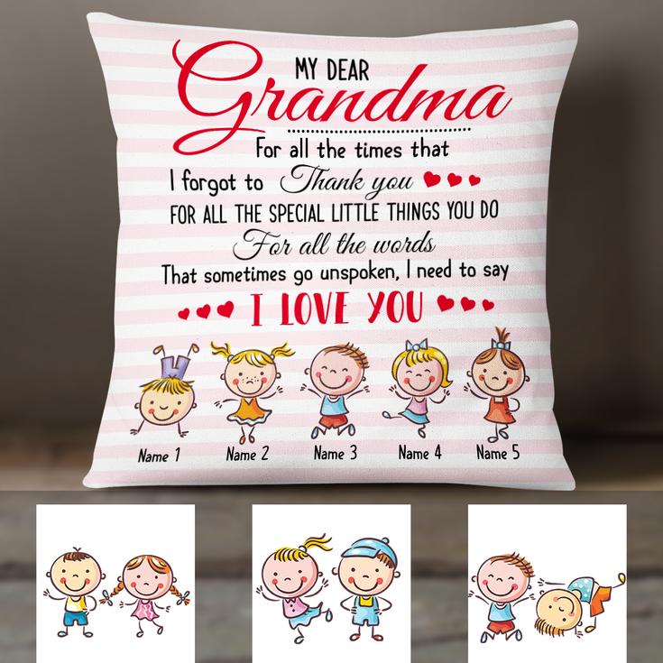 Personalized Mom Grandma Gifts, I Got It All Together I Just Forgot Where I Put It Pillow