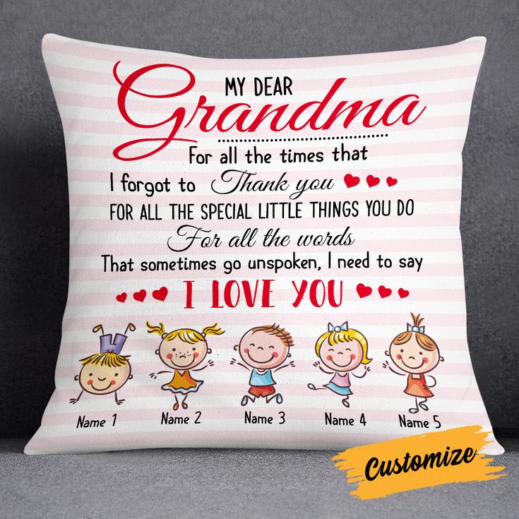 Personalized Mom Grandma Gifts, I Got It All Together I Just Forgot Where I Put It Pillow