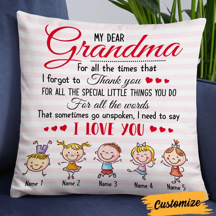 Personalized Mom Grandma Gifts, I Got It All Together I Just Forgot Where I Put It Pillow