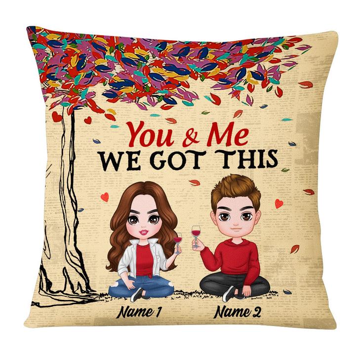 Personalized Couple We Got This Pillow