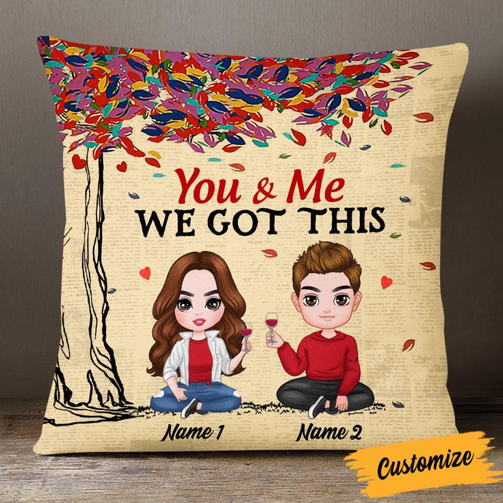 Personalized Couple We Got This Pillow