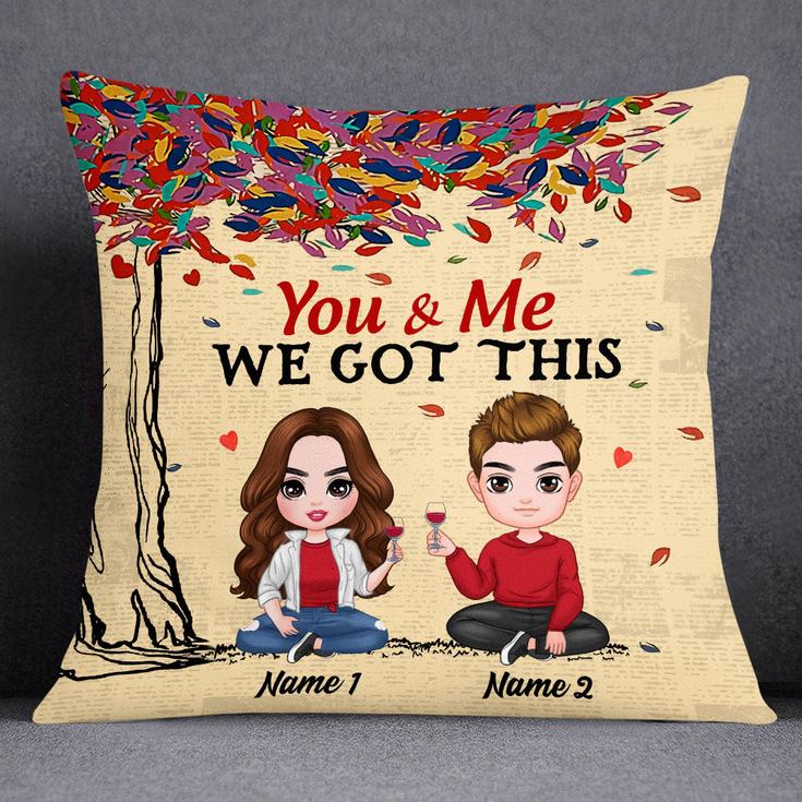 Personalized Couple We Got This Pillow