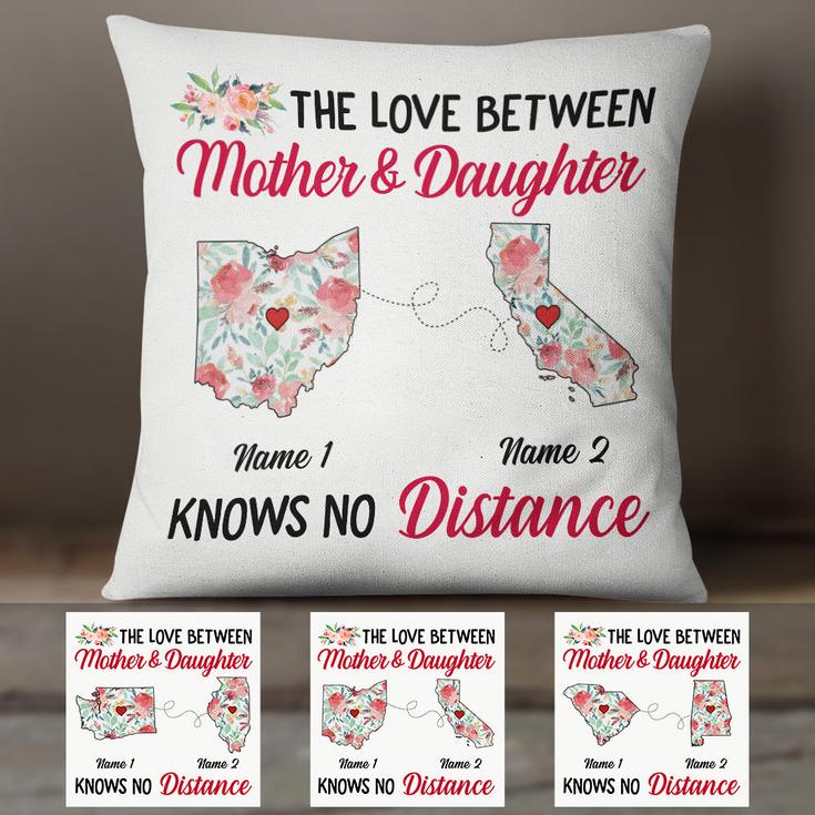 Personalized Love Between Long Distance  Pillow