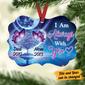 Personalized Butterfly Memorial I Am Always With You Benelux Ornament