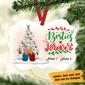 Personalized Besties Forever Christmas MDF Ornament